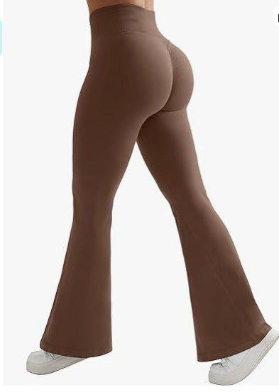 Pantalon évasé de levage de fesses