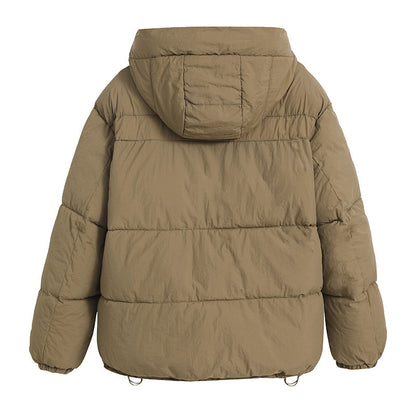 Parka à capuche en PU