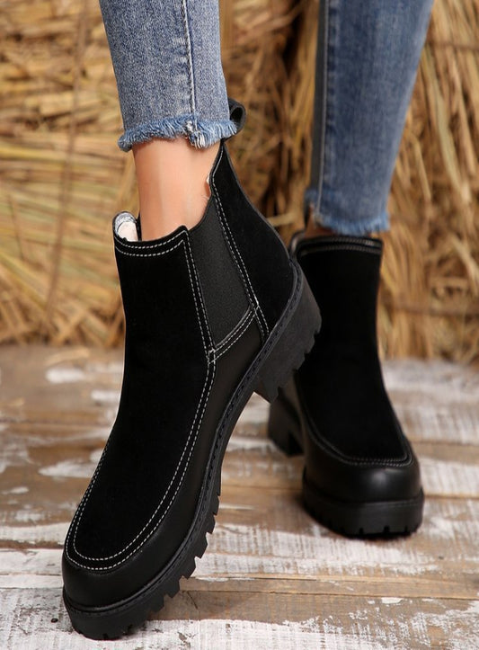 Bottes en cuir véritable