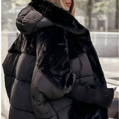 manteau de fourrure d'hiver