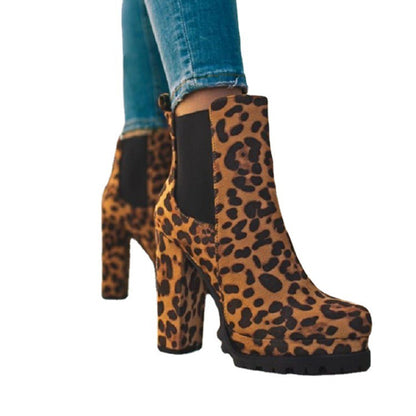 Bottes de rinçage à motif de talons hauts