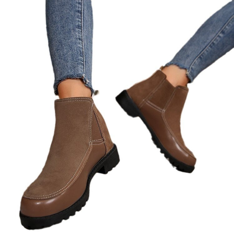 Bottes en cuir véritable